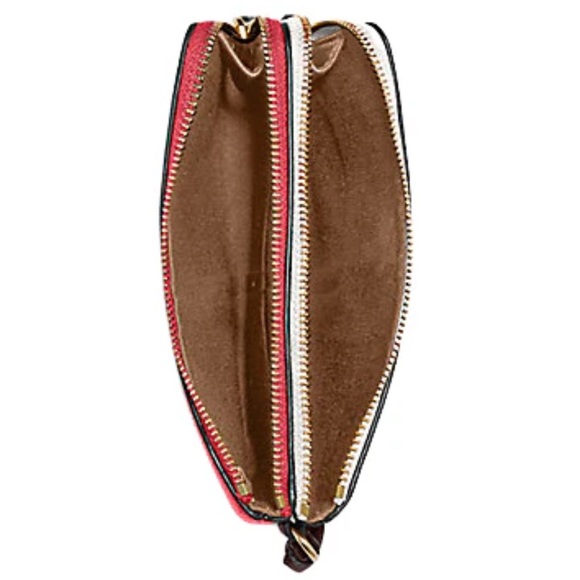 Coach Double Corner Zip Wristlet In Colorblock - Picture 3 of 9